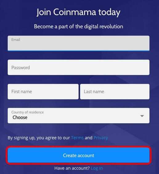 formulario-de-registro-nueva-cuenta-en-Coinmama